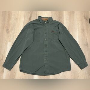 Carhartt Men's Dark Green Casual Shirt